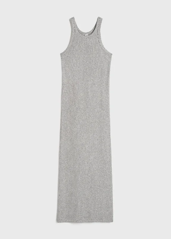 Curved Rib Tank Dress