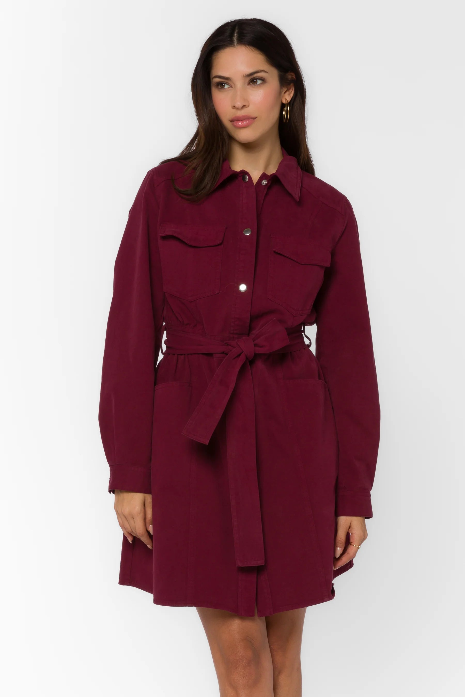 DEENA SNAP BUTTON DRESS