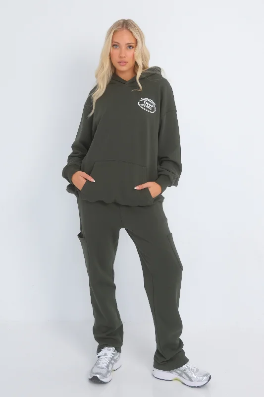 AW23 Team Hoodie - Pine Hoodie with Snap Buttons Easy Quick