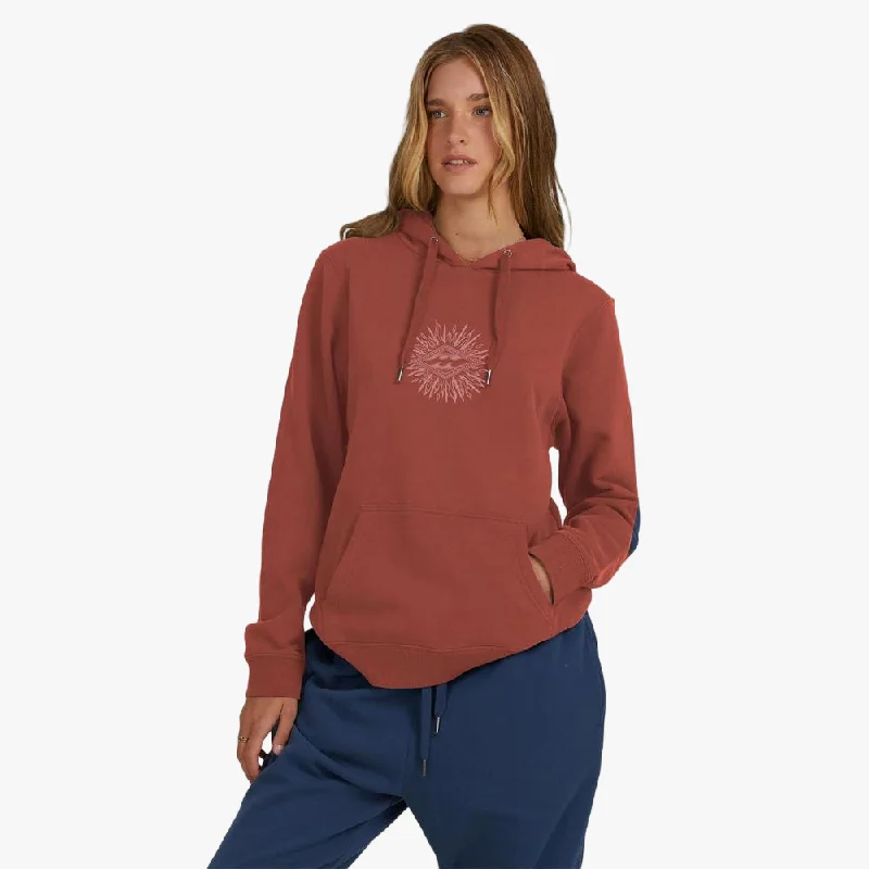 Billabong Womens Diamond Life Hoodie Marsala Hoodie with Oversized Fit Loose Comfortable Billabong Womens Diamond Life Hoodie Marsala Hoodie with Oversized Fit Loose Comfortable