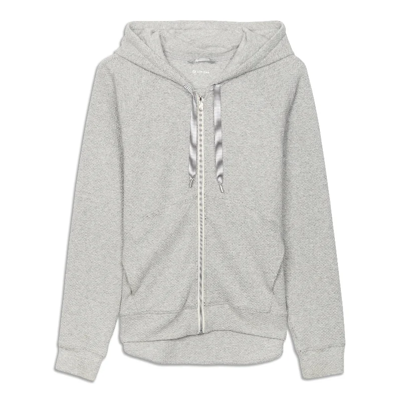 Catch A Moment Zip Hoodie - Resale Hoodie with Crew Neck Simple Timeless