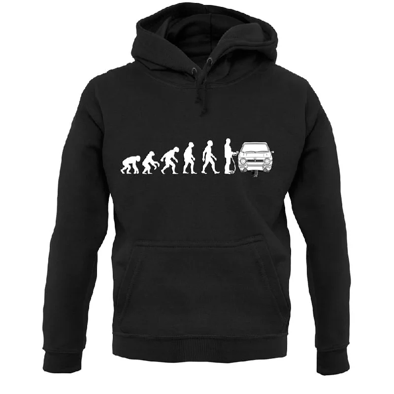 Evolution Of Man Reliant Robin Driver Unisex Hoodie Hoodie Sweatshirt Pullover