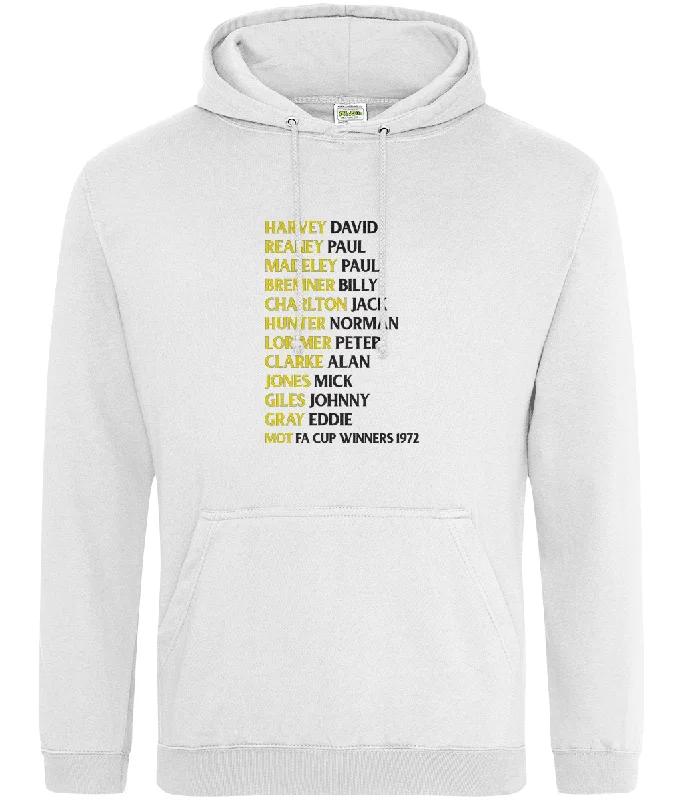LUFC 1972 FA Cup Winners Hoodie Women Hoodie with Cuffed Sleeves Snug Secure