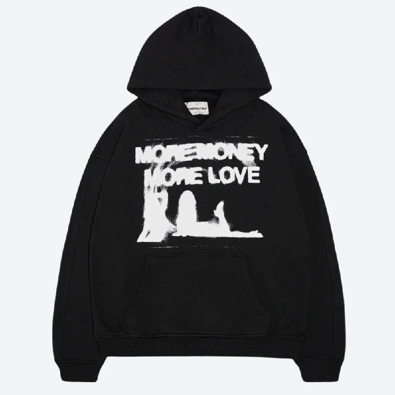 More Money More Love Hoodie Hoodie with Drawcord Adjustable Secure