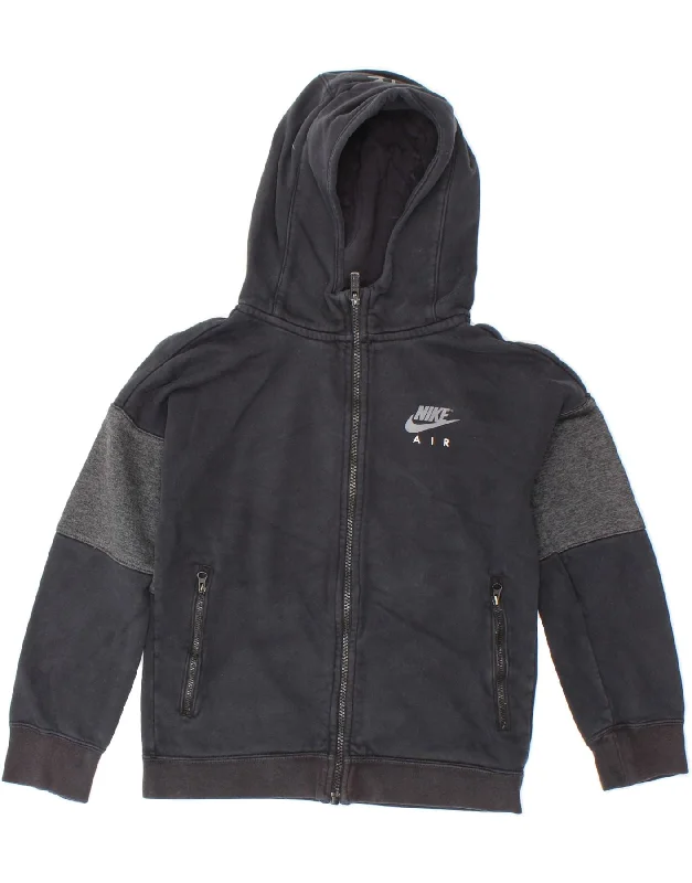 NIKE Boys Graphic Zip Hoodie Sweater 10-11 Years Medium Black Colourblock Hoodie with Batwing Sleeves Loose Dramatic NIKE Boys Graphic Zip Hoodie Sweater 10-11 Years Medium Black Colourblock Hoodie with Batwing Sleeves Loose Dramatic