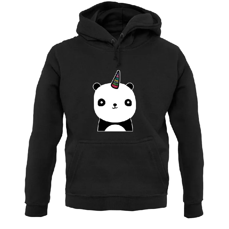 Pandacorn Unisex Hoodie Hoodie with Hem Detail Decorative Unique