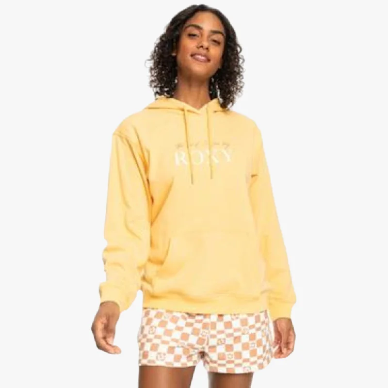 Roxy Womens Surf Stoked Hoodie Terry Yellow Hoodie with Drop Shoulder Relaxed Streetwear Roxy Womens Surf Stoked Hoodie Terry Yellow Hoodie with Drop Shoulder Relaxed Streetwear