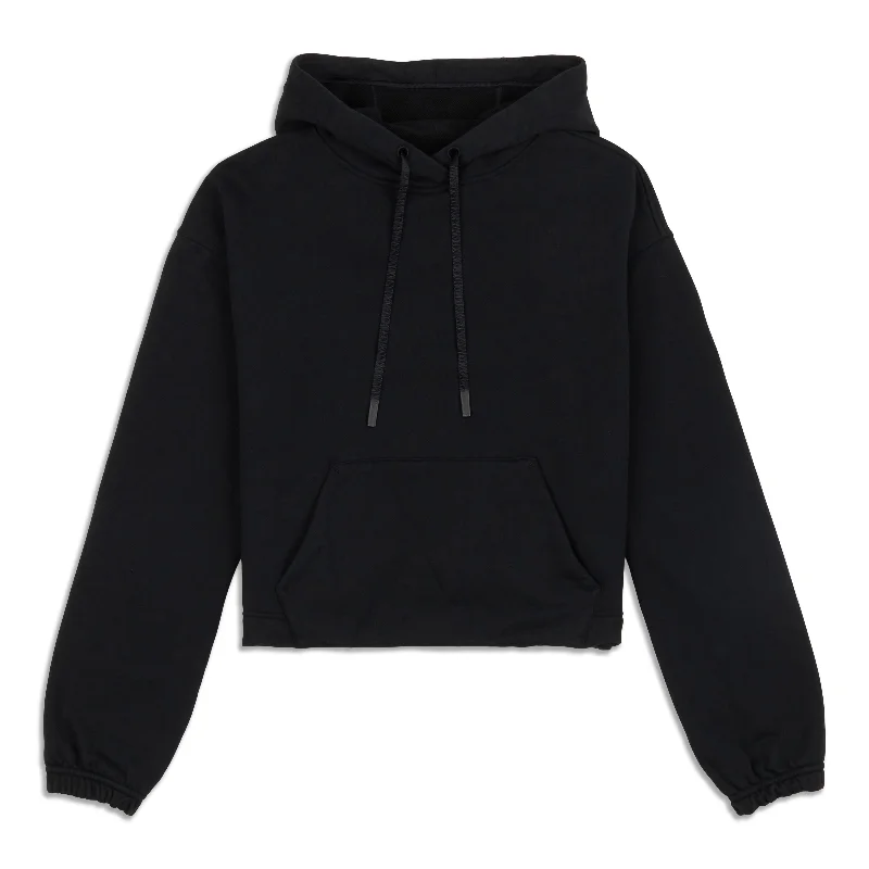 Stronger As One Cropped Hoodie - Resale Hoodie with Camouflage Military Edgy