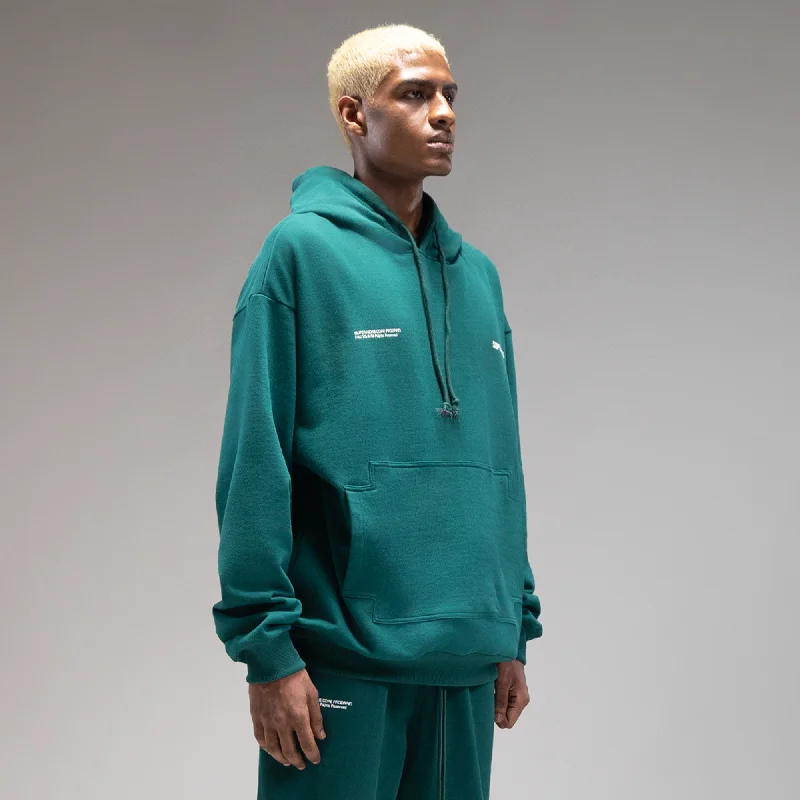 Superkicks | CORE 3.0 UNISEX HOODIE { GREEN Cotton Hoodie Fleece Lining Warmth