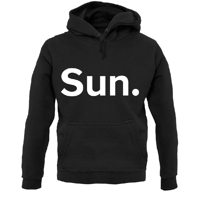 Weekday Sun Unisex Hoodie Hoodie with Ribbed Cuffs Snug Fit Comfort