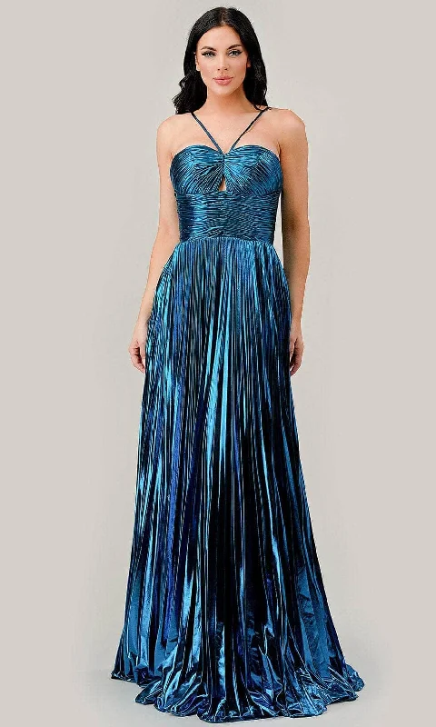 Cinderella Divine C153 - Empire Waist Halter Gown Tunics Mesh breathable