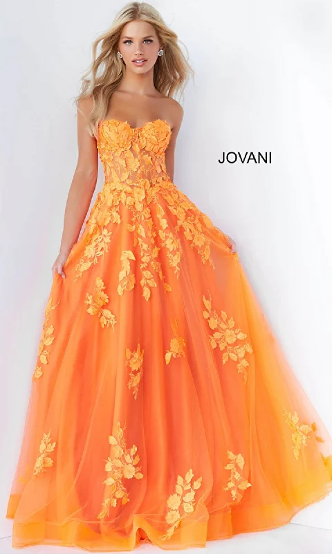 Formal Long Dress 07901 by Jovani Tunics Sophisticated sleek