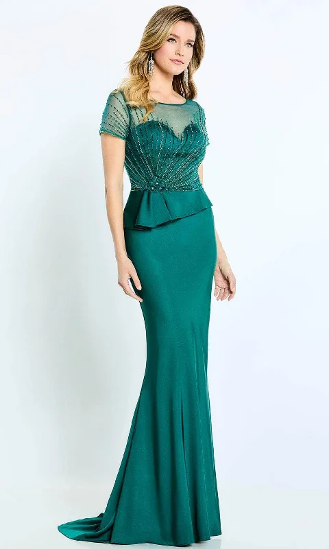 Montage by Mon Cheri M500 - Short Sleeve Sheath Long Dress Tunics Chic fashionable