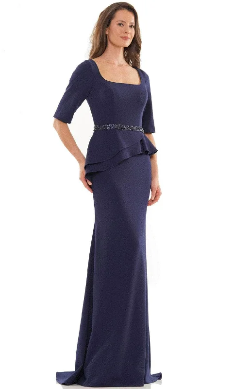 Rina Di Montella RD2761 - 3/4 Sleeves Square Neck Long Dress Tunics Occasion special Rina Di Montella RD2761 - 3/4 Sleeves Square Neck Long Dress Tunics Occasion special