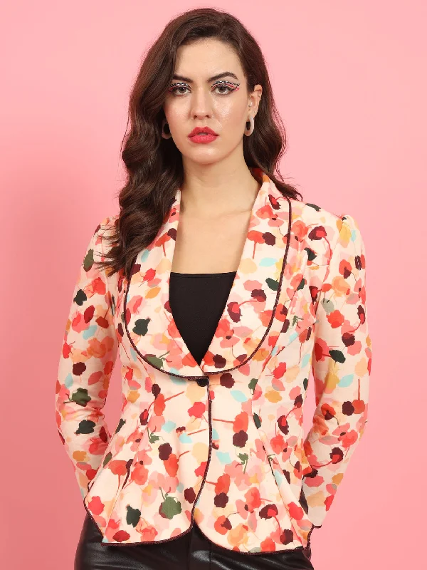 TANDUL WOMEN TRENDY CONFORTABLE BLAZER Women's Custom Suit