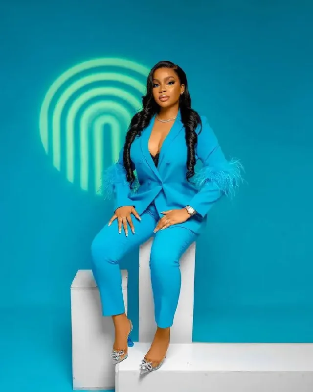 Women Fashion Casual Solid Color Feather Cuff V-Neck Coat Slim-Fit Pants 2pcs Blazer Women's Trendy Blazer Women Fashion Casual Solid Color Feather Cuff V-Neck Coat Slim-Fit Pants 2pcs Blazer Women's Trendy Blazer