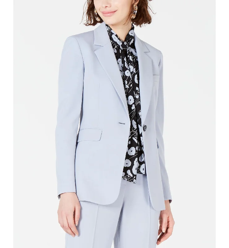Bar III One Button Blazer Women's Professional Jacket