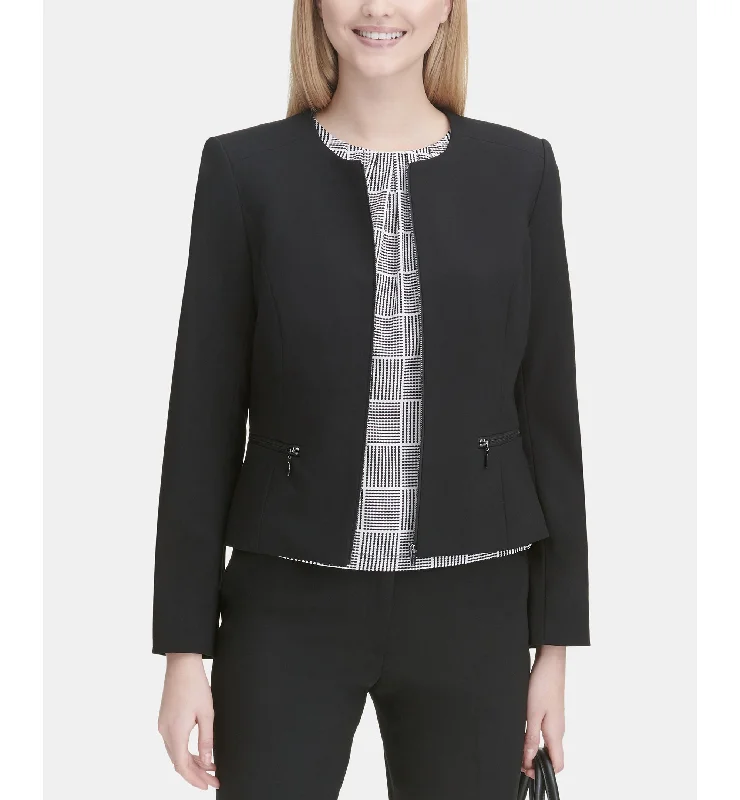 Collarless Blazer Women's Custom Jacket