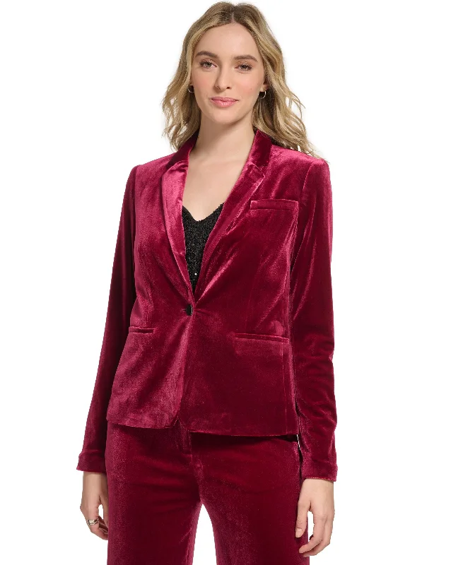 Women's Velvet Blazer Women's Vintage Suit