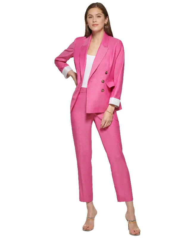 Double Breasted Button Front Blazer Women's Premium Blazer