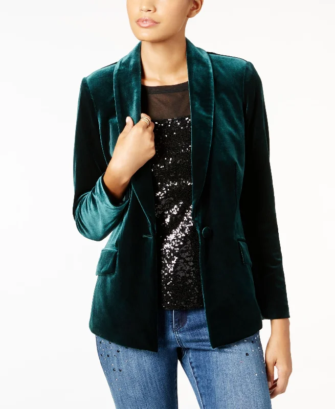 Women's Velvet Blazer Women's Patchwork Suit