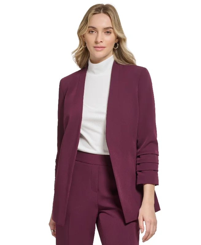 Women's X-Fit Open Front 3/4 Sleeve Blazer Winter Women's Blazer
