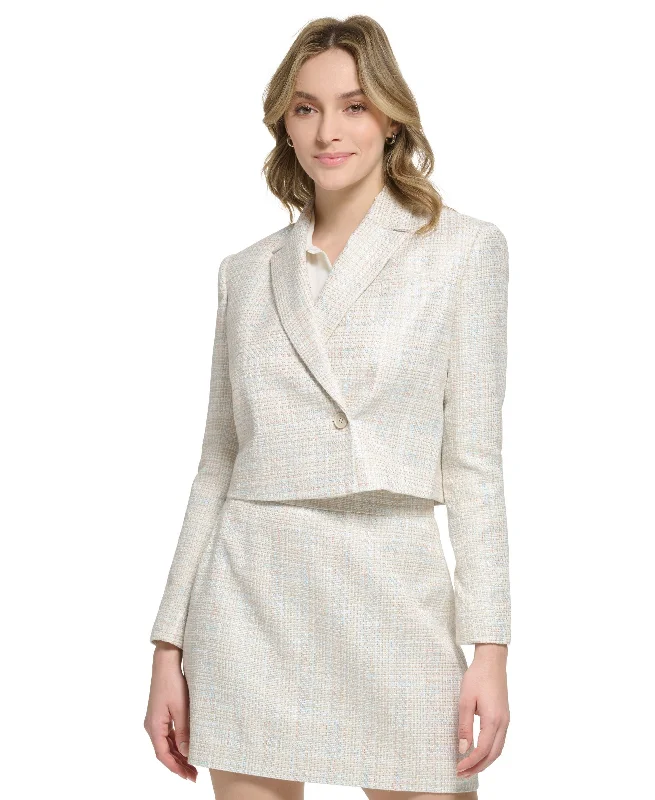 Women's X-Fit Rainbow Pastel Tweed Blazer Women's Unique Blazer