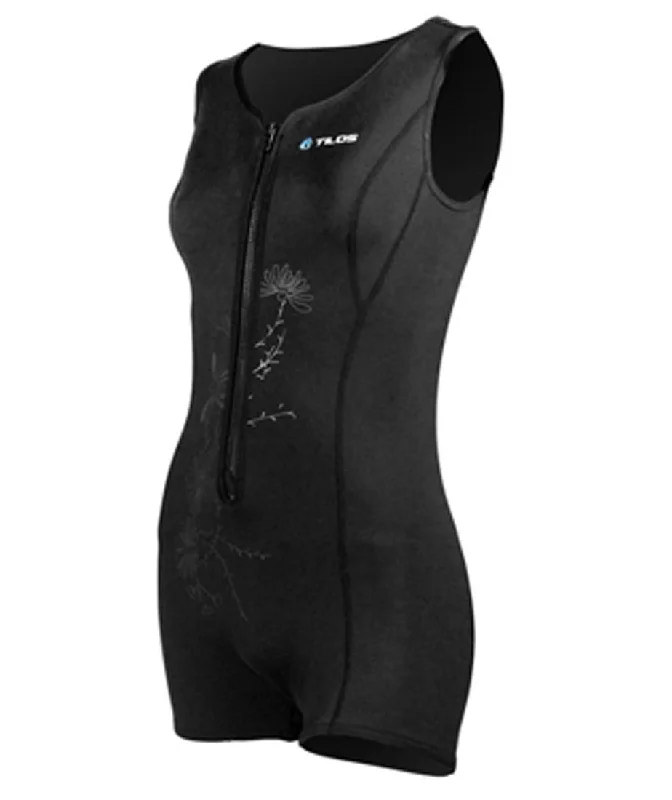 Tilos Women's 1mm Isis Neoprene Swimsuit with MetaLite Coating Trapeze Tunic Caftan