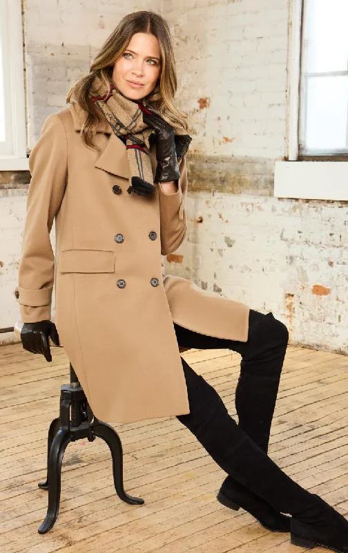 Barrington's - Double Breasted Loro Piana Wool Coat Lapel Coat Peter Pan Collar Coat Cowl Neck Coat Barrington's - Double Breasted Loro Piana Wool Coat Lapel Coat Peter Pan Collar Coat Cowl Neck Coat