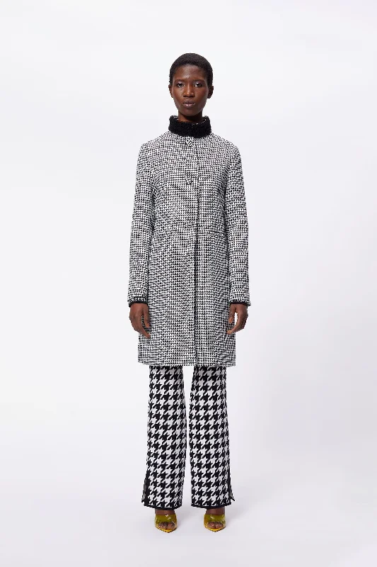 HOLLYWOOD MOD COAT Print Jacquard Embroidered