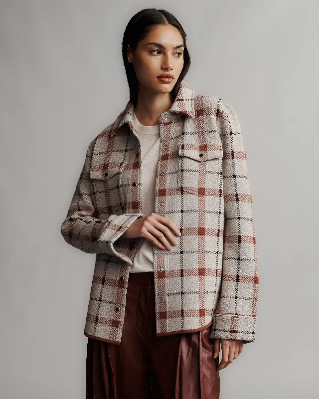 Ranchers Cardigan Polka Dot Checkered Tartan