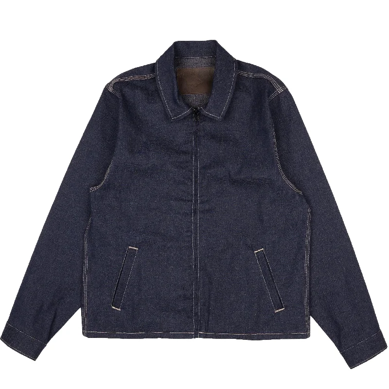 Zip Chore Coat - Craftsman Selvedge Tweed Herringbone Houndstooth