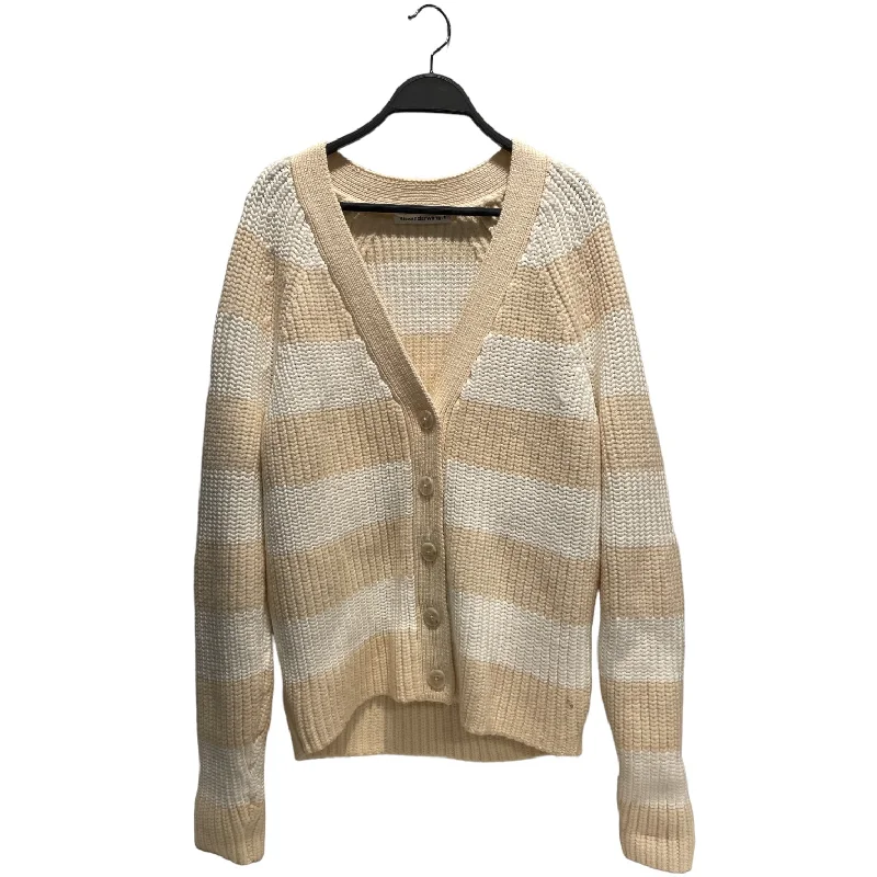 Alexander Wang/Cardigan/XS/Stripe/Wool/WHT/ Silk Blend Satin Velvet