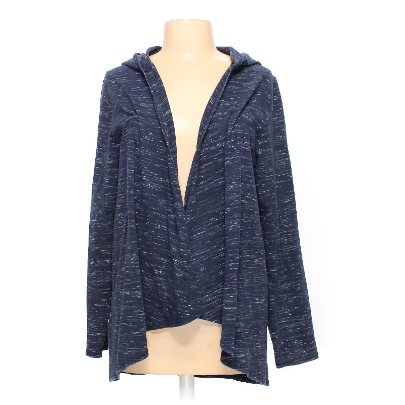 Active Blue/Navy Womens Cardigan Sz L Fitted Slim Tailored