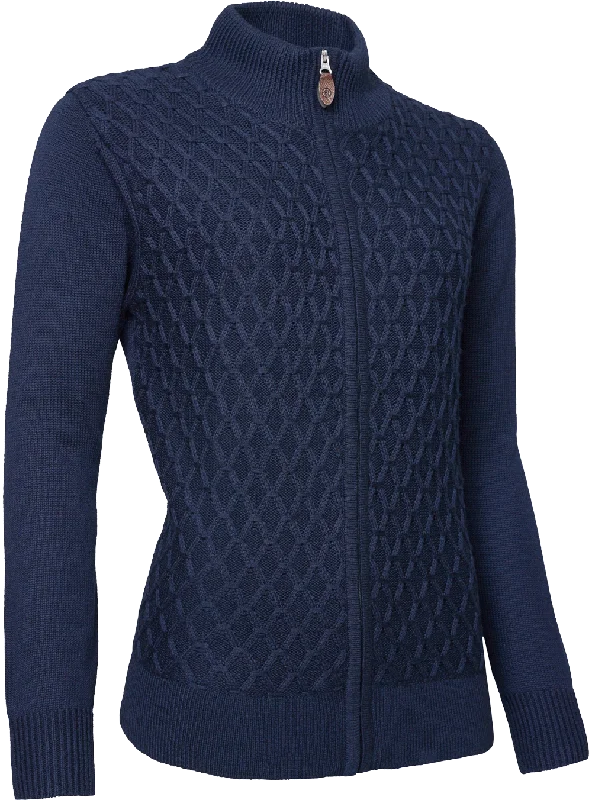 Women Knitted Avondale Cardigan Neon metallic Matte