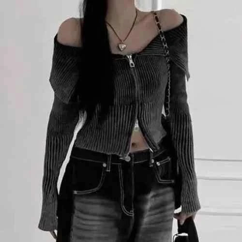 Cardigan Sweater - Slim Fit Knit Long Sleeve Sexy Cardigan Crew Neck V-Neck Turtle Neck Cardigan Sweater - Slim Fit Knit Long Sleeve Sexy Cardigan Crew Neck V-Neck Turtle Neck