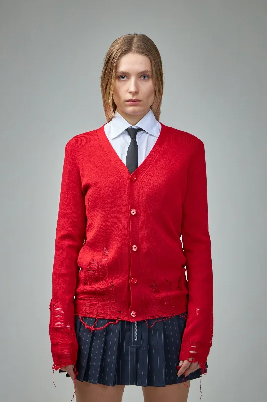 Compact Distressed Cardigan Wool Fabric Cashmere Fabric Tweed Fabric
