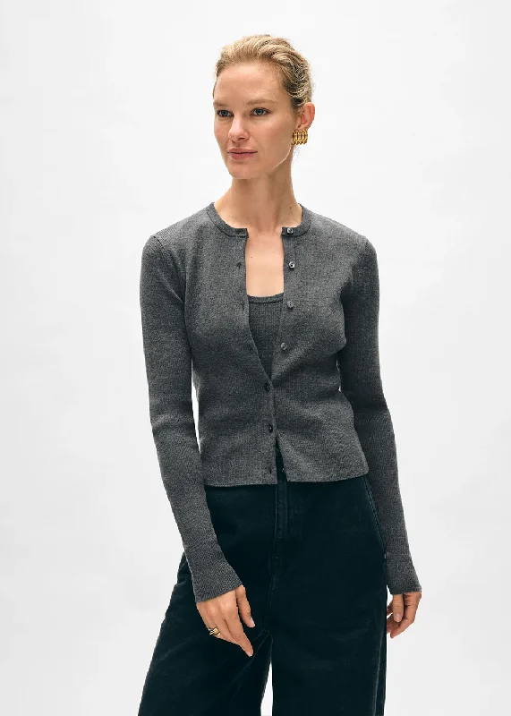 Superfine Merino Cardigan Top Knit Fabric Woven Fabric Fleece Fabric