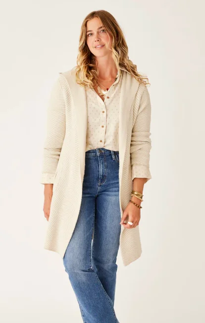 Women's Durango Plush Cardigan Fleece Fabric Down Fabric Feather Fabric